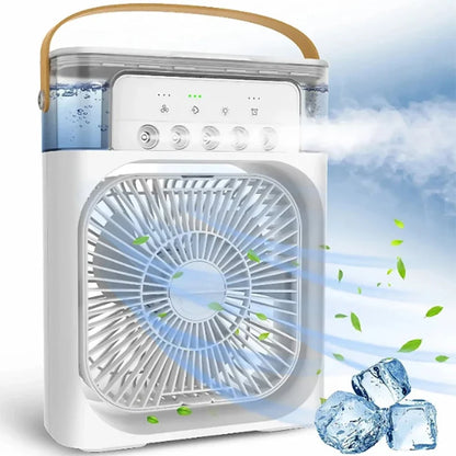 3 in 1 USB Desktop Cooling Fan and Humidifier to Stay Cool and Comfortable Anywhere