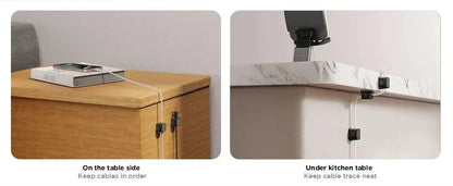 Magnetic Cable Organizer Clips to Keep Cords Tidy on Any Desk or Surface