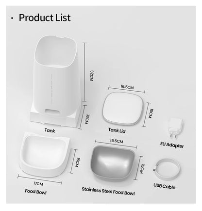 Smart WiFi Automatic Pet Feeder to Schedule and Control Your Pets Meals Remotely