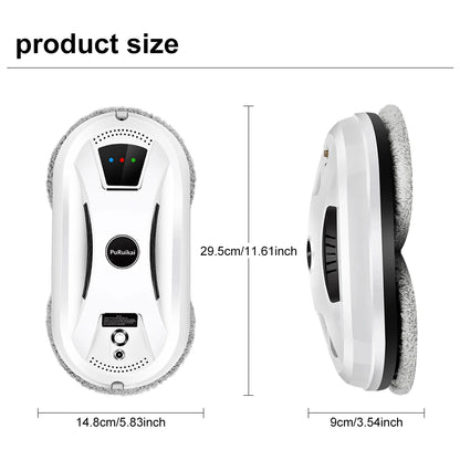 Ultra Thin Window Cleaning Robot with Remote Control for Spotless Glass with Zero Effort