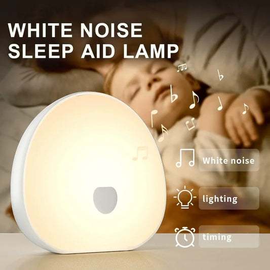 White Noise Machine with LED Night Light for Better Sleep for Babies and Adults
