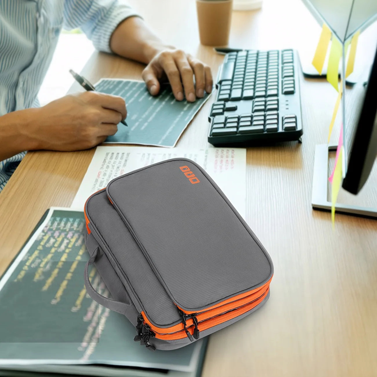 Multi Layer Travel Cable Organizer Bag to Keep Every Charger and Accessory Tangle Free