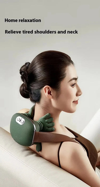 Automatic Shoulder and Neck Massager for Deep Finger Press Relief