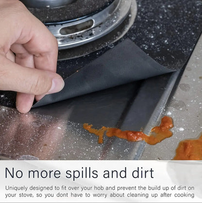 Heat Resistant Nonstick Stove Protector Pads for Mess Free Cooking and Easy Cleanup