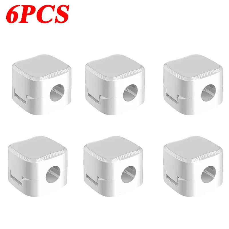 Magnetic Cable Organizer Clips to Keep Cords Tidy on Any Desk or Surface
