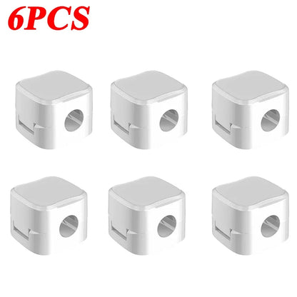 Magnetic Cable Organizer Clips to Keep Cords Tidy on Any Desk or Surface
