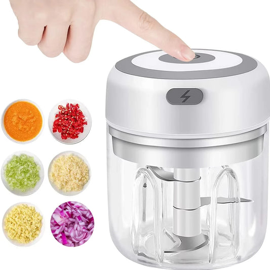 USB Electric Garlic and Vegetable Chopper for Effortless Meal Prep