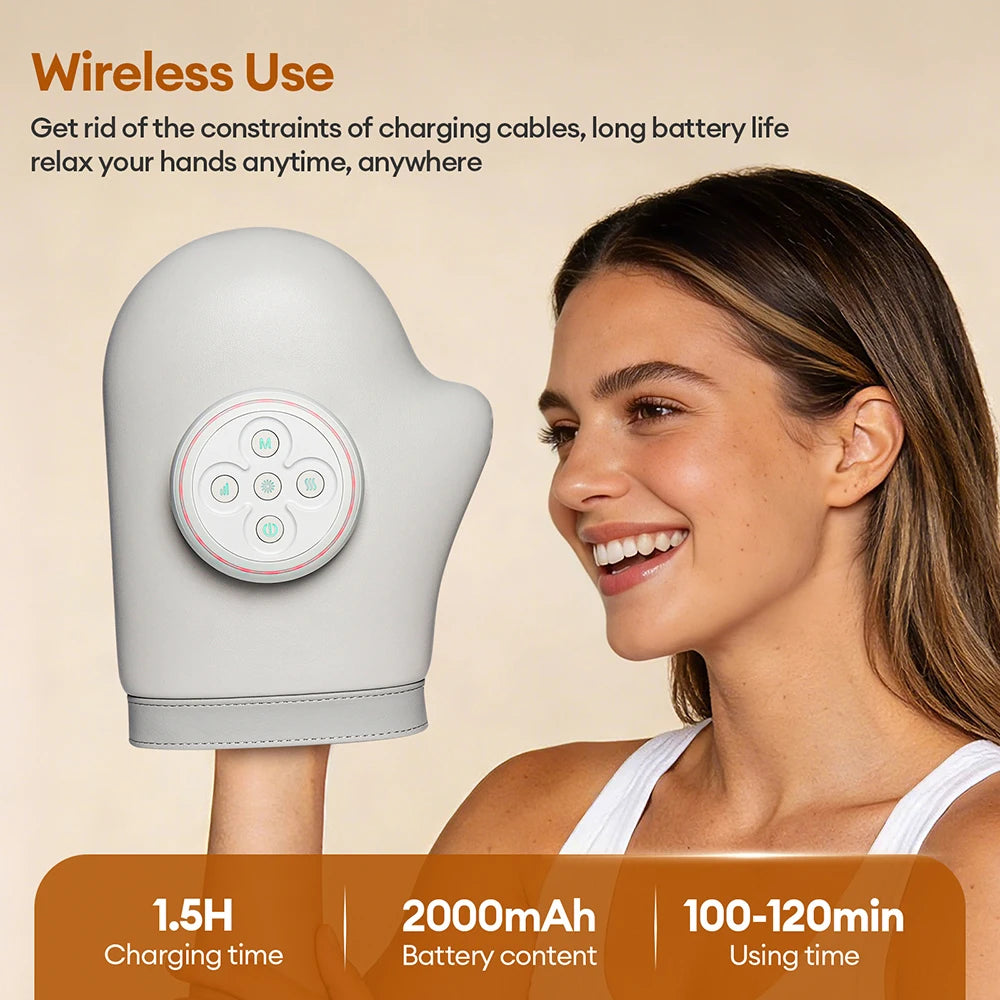 Electric Air Pressure Hand and Wrist Massager for Tension Relief with Acupoint Therapy