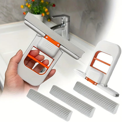 Foldable 4 Piece Desktop Cleaning Set for Quick No Rinse Tidying Anywhere