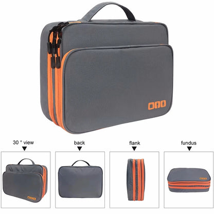 Multi Layer Travel Cable Organizer Bag to Keep Every Charger and Accessory Tangle Free