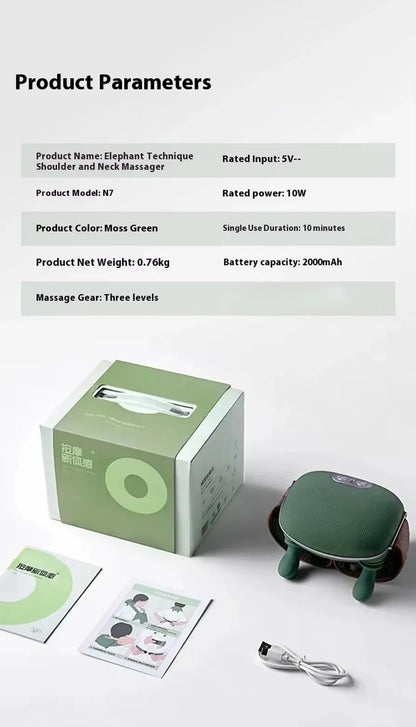 Automatic Shoulder and Neck Massager for Deep Finger Press Relief