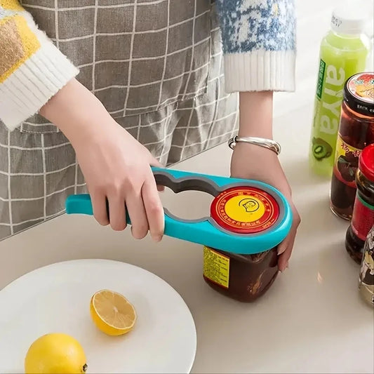 4 in 1 Jar and Bottle Opener for Easy Opening with Arthritic or Weak Hands