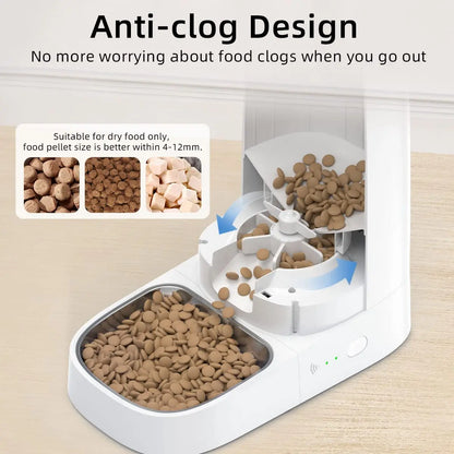 Smart WiFi Automatic Pet Feeder to Schedule and Control Your Pets Meals Remotely
