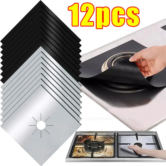 Heat Resistant Nonstick Stove Protector Pads for Mess Free Cooking and Easy Cleanup