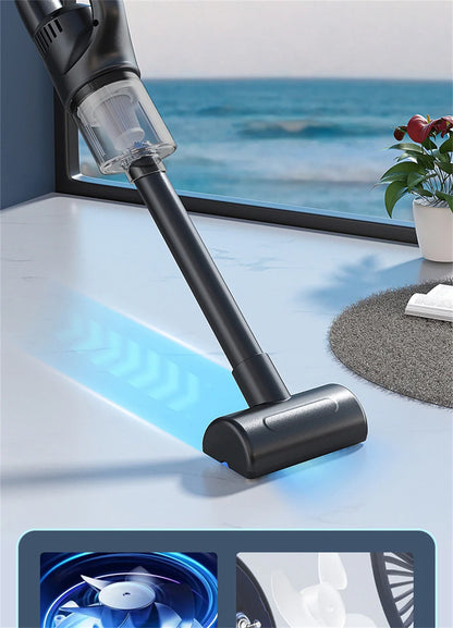 50000Pa Cordless Handheld Vacuum for Powerful Suction on Home Car and Pet Hair