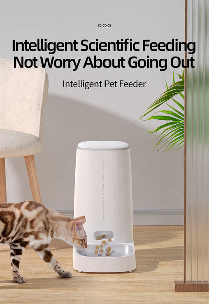 Smart WiFi Automatic Pet Feeder to Schedule and Control Your Pets Meals Remotely