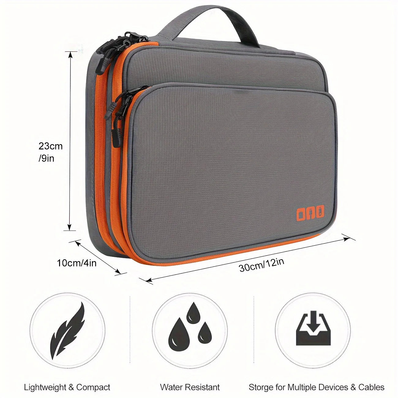 Multi Layer Travel Cable Organizer Bag to Keep Every Charger and Accessory Tangle Free