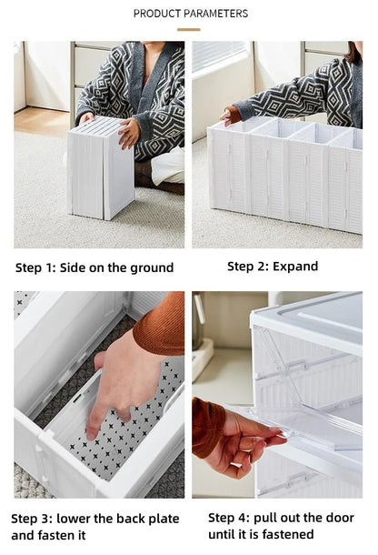 Stackable Clear Shoe Storage Boxes for Dustproof Space Saving Sneaker Organization
