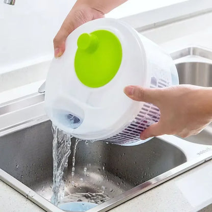 Salad Spinner and Drainer for Crisp Dry Greens Ready in Seconds