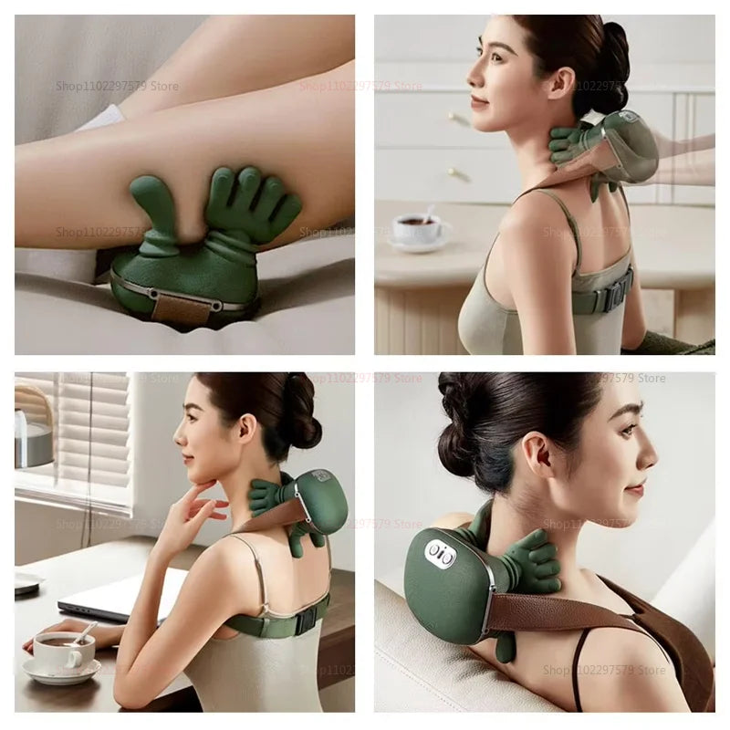 Automatic Shoulder and Neck Massager for Deep Finger Press Relief