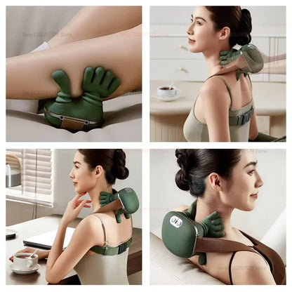 Automatic Shoulder and Neck Massager for Deep Finger Press Relief