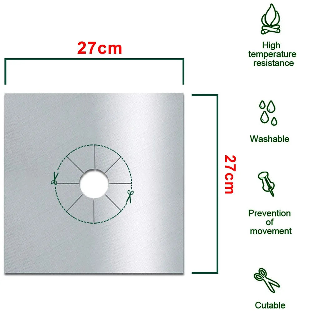 Heat Resistant Nonstick Stove Protector Pads for Mess Free Cooking and Easy Cleanup