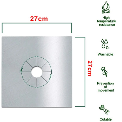 Heat Resistant Nonstick Stove Protector Pads for Mess Free Cooking and Easy Cleanup