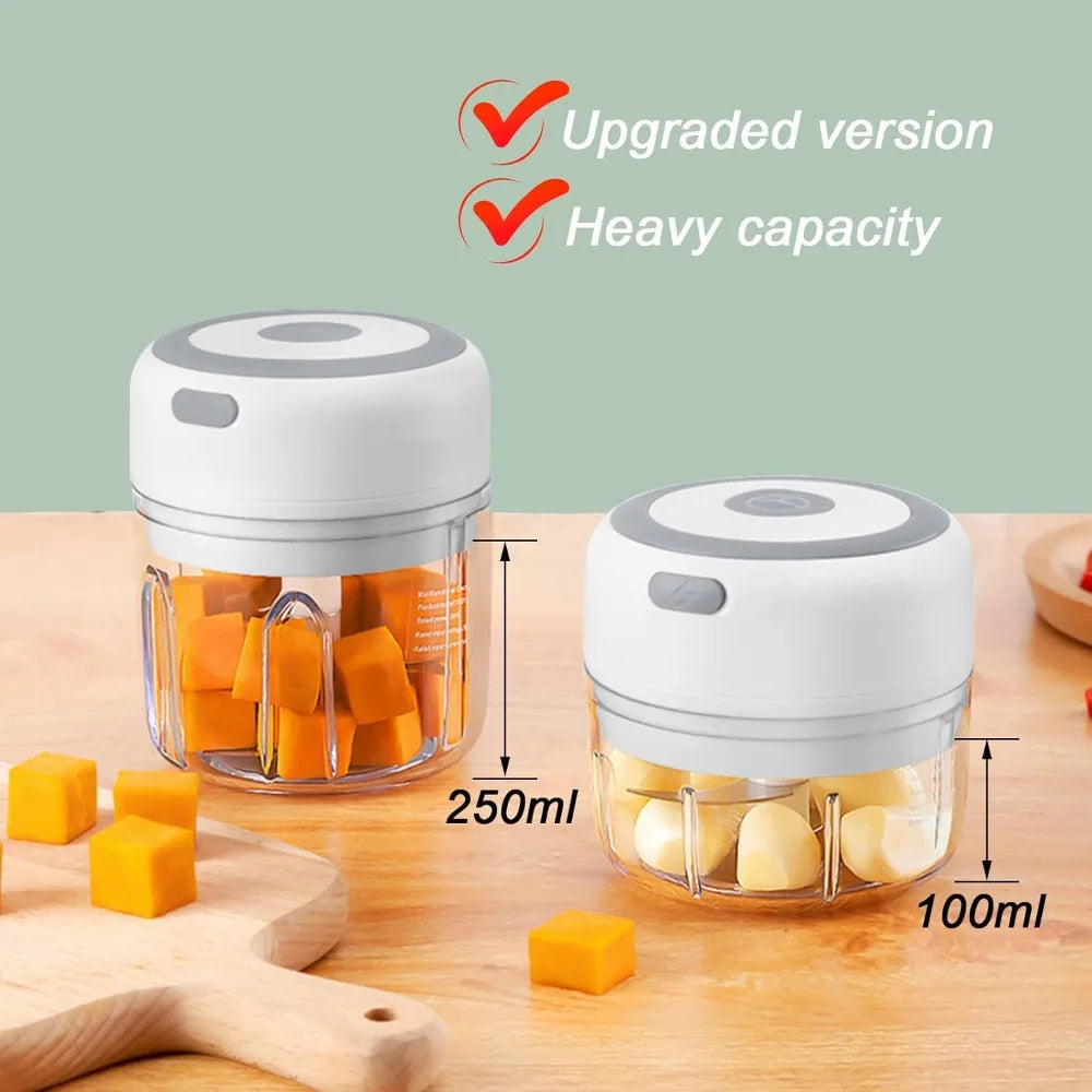 USB Electric Garlic and Vegetable Chopper for Effortless Meal Prep
