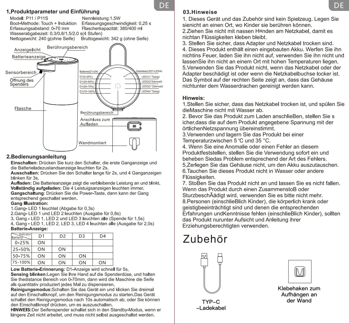 Touchless Automatic Soap Dispenser for Hygienic Handsfree Lathering Every Time