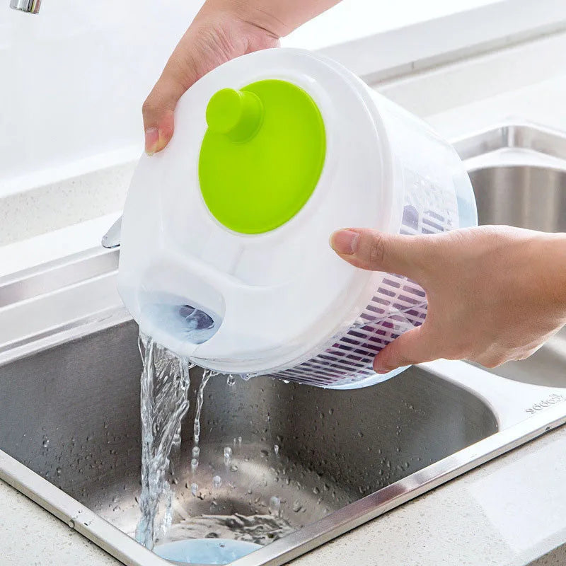 Salad Spinner and Drainer for Crisp Dry Greens Ready in Seconds