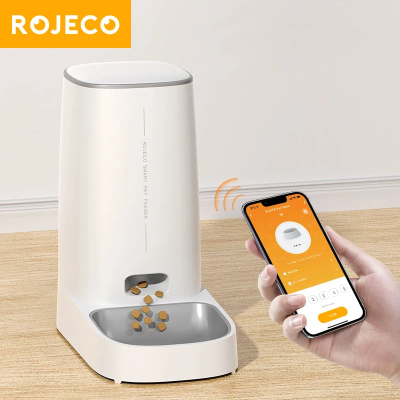 Smart WiFi Automatic Pet Feeder to Schedule and Control Your Pets Meals Remotely