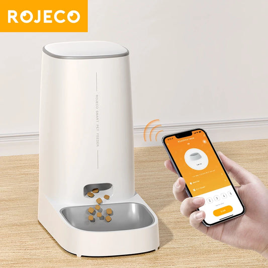 Smart WiFi Automatic Pet Feeder to Schedule and Control Your Pets Meals Remotely