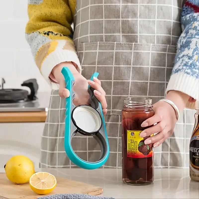 4 in 1 Jar and Bottle Opener for Easy Opening with Arthritic or Weak Hands