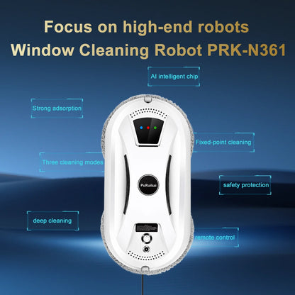 Ultra Thin Window Cleaning Robot with Remote Control for Spotless Glass with Zero Effort