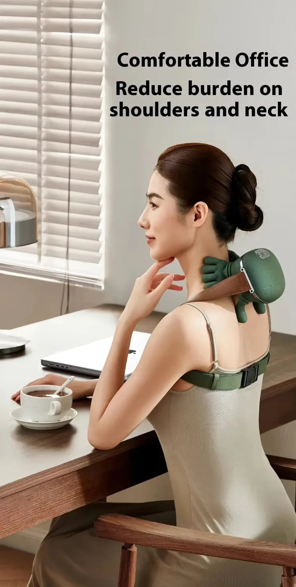 Automatic Shoulder and Neck Massager for Deep Finger Press Relief
