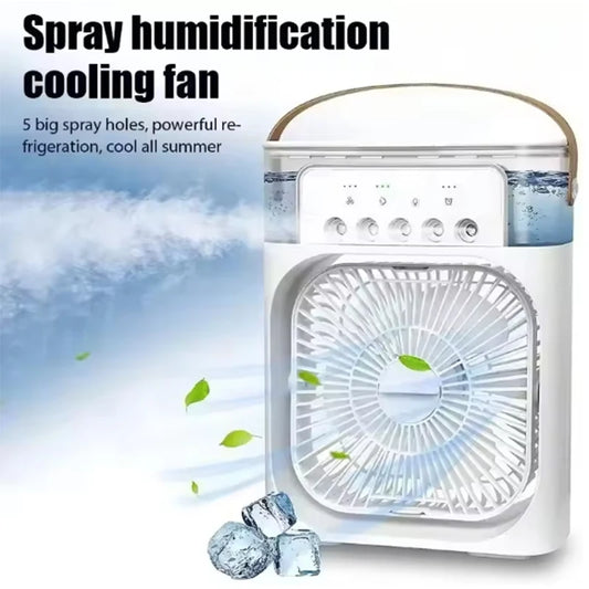 3 in 1 USB Desktop Cooling Fan and Humidifier to Stay Cool and Comfortable Anywhere