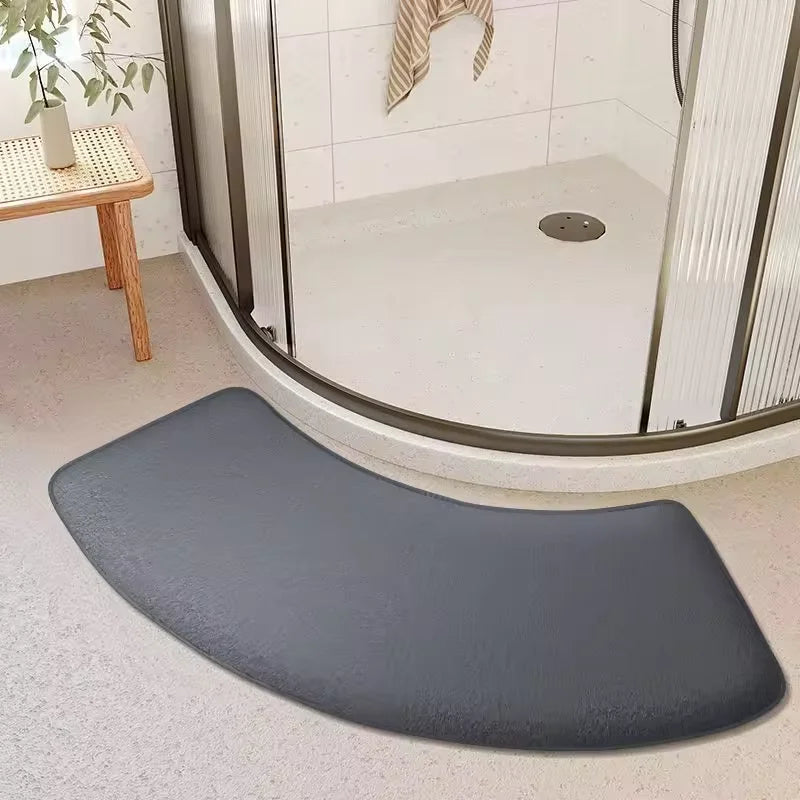 Coral Velvet Anti Slip Bath Mat for Ultra Absorbent Comfort in the Bathroom and Entryway