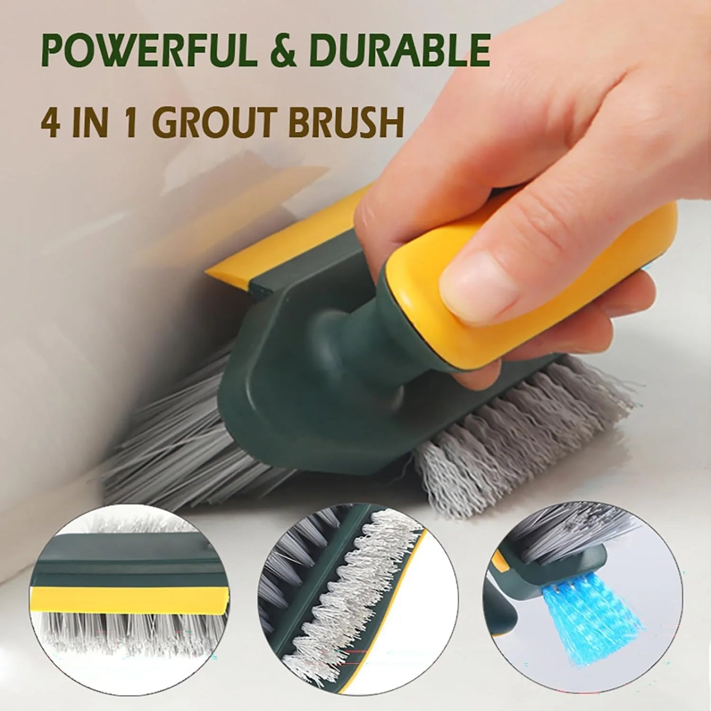 2 in 1 Multi Surface Cleaning Brush to Reach Every Crevice and Leave No Spot Behind
