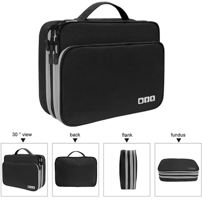 Multi Layer Travel Cable Organizer Bag to Keep Every Charger and Accessory Tangle Free