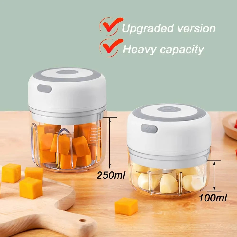 USB Electric Garlic and Vegetable Chopper for Effortless Meal Prep