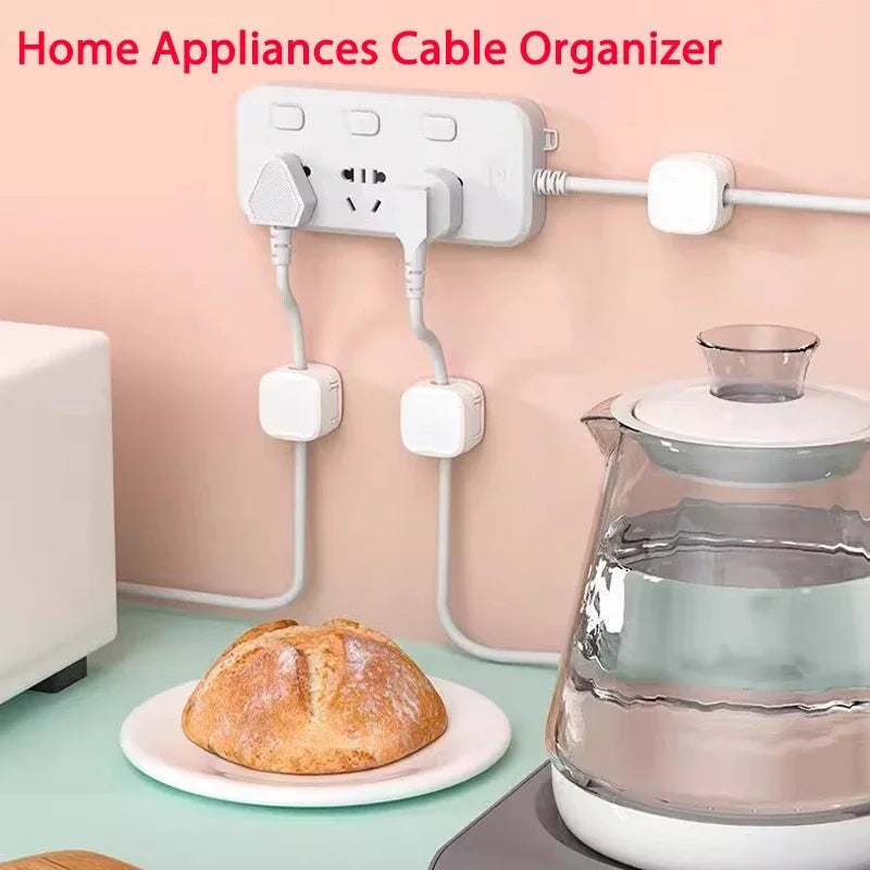 Magnetic Cable Organizer Clips to Keep Cords Tidy on Any Desk or Surface