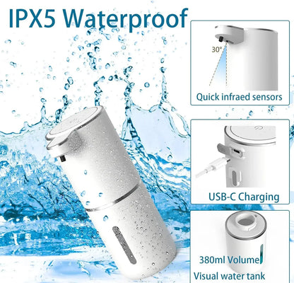 Touchless Automatic Soap Dispenser for Hygienic Handsfree Lathering Every Time