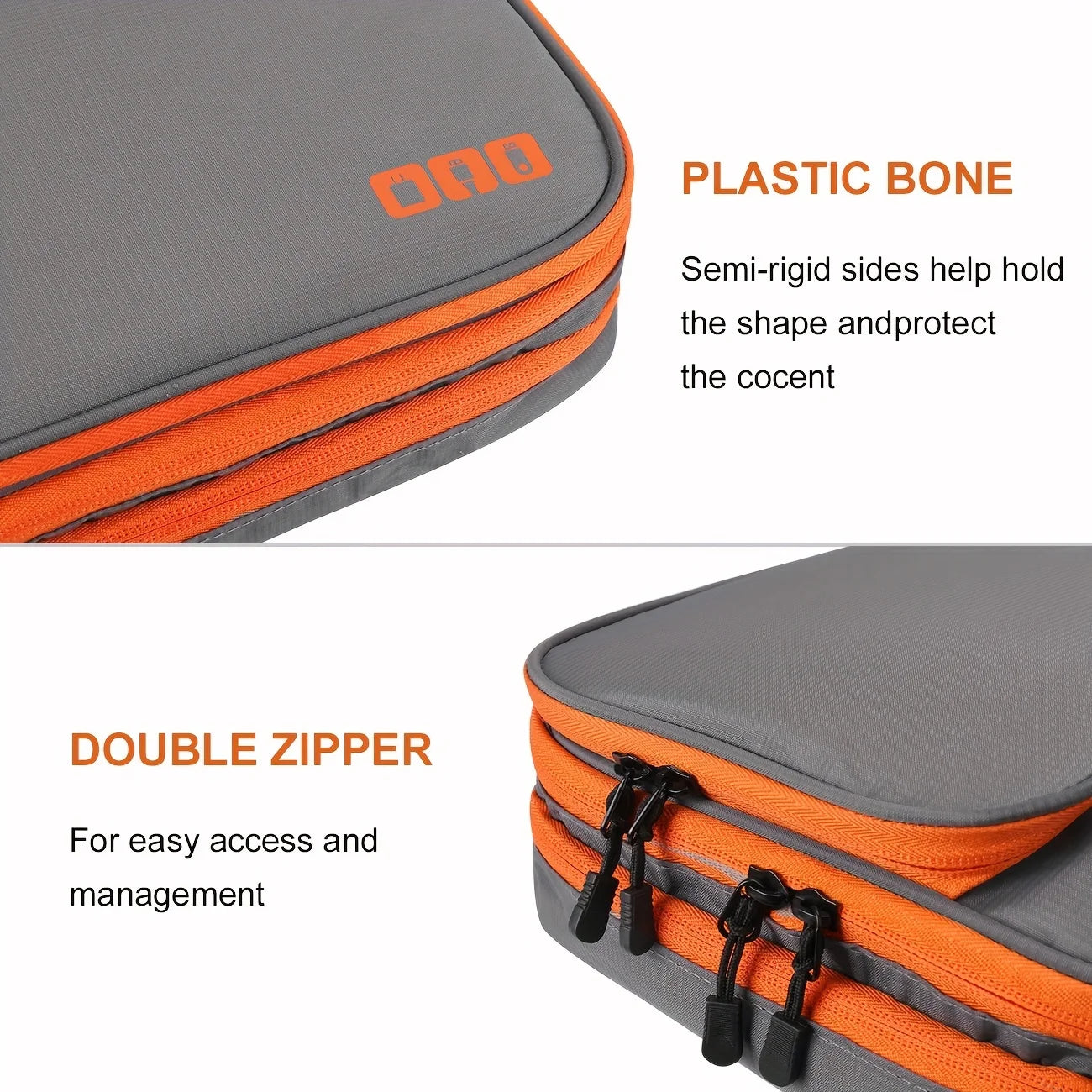 Multi Layer Travel Cable Organizer Bag to Keep Every Charger and Accessory Tangle Free