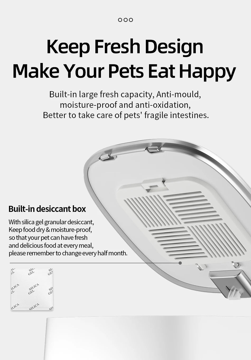 Smart WiFi Automatic Pet Feeder to Schedule and Control Your Pets Meals Remotely