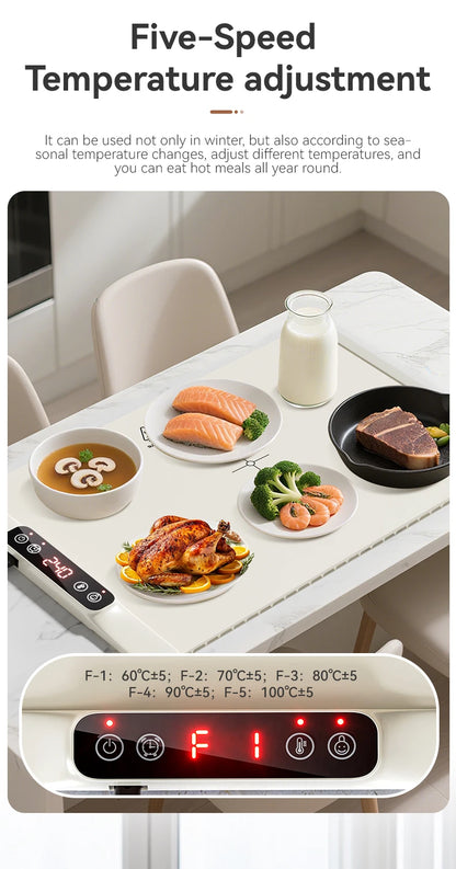 Electric Food Warming Tray to Keep Meals Hot for Parties and Everyday Dining