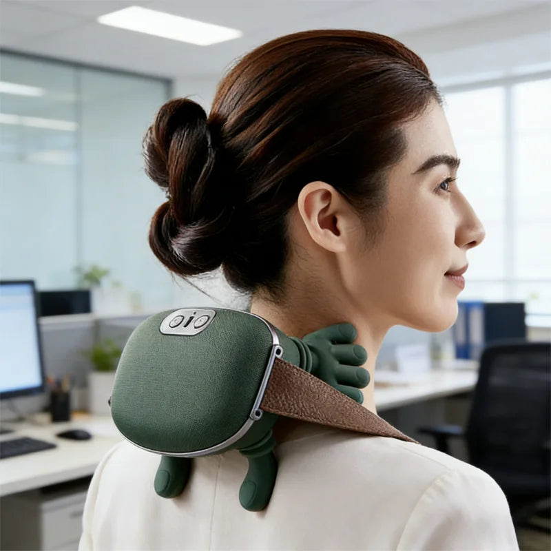 Automatic Shoulder and Neck Massager for Deep Finger Press Relief