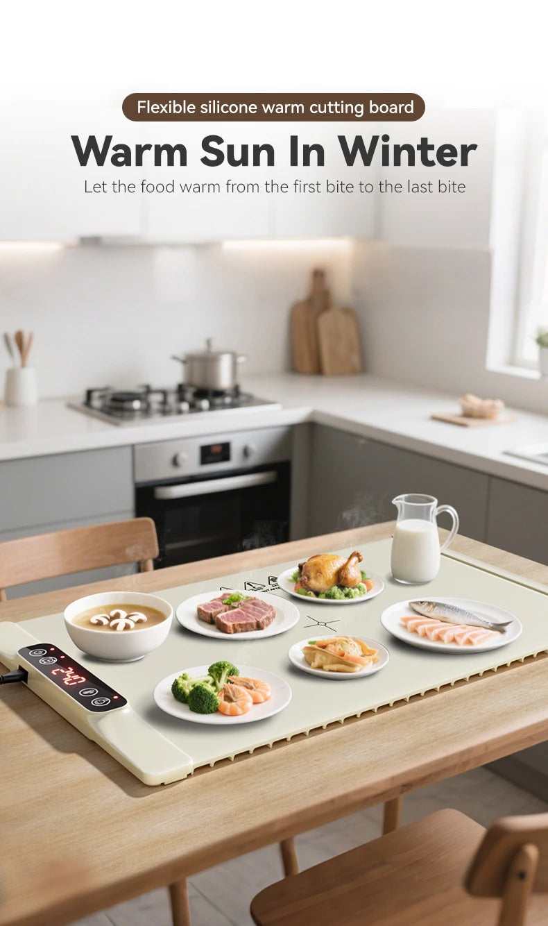 Electric Food Warming Tray to Keep Meals Hot for Parties and Everyday Dining