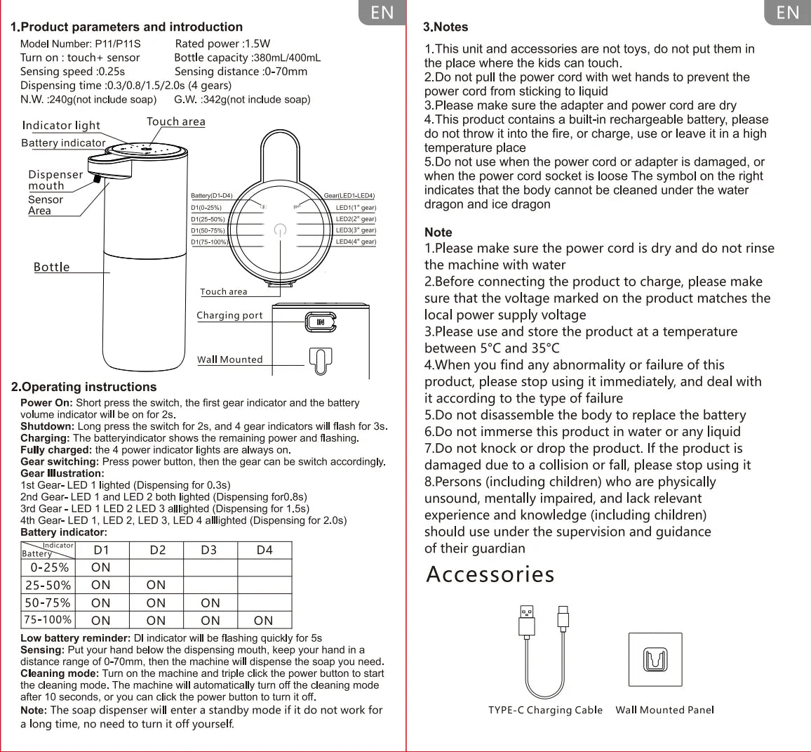 Touchless Automatic Soap Dispenser for Hygienic Handsfree Lathering Every Time