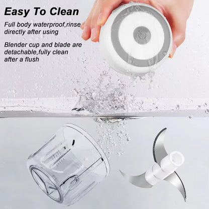 USB Electric Garlic and Vegetable Chopper for Effortless Meal Prep