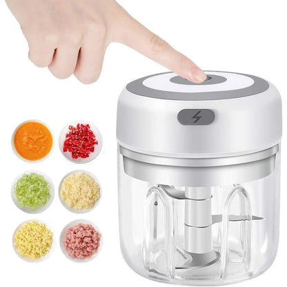 USB Electric Garlic and Vegetable Chopper for Effortless Meal Prep